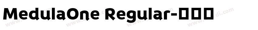 MedulaOne Regular字体转换